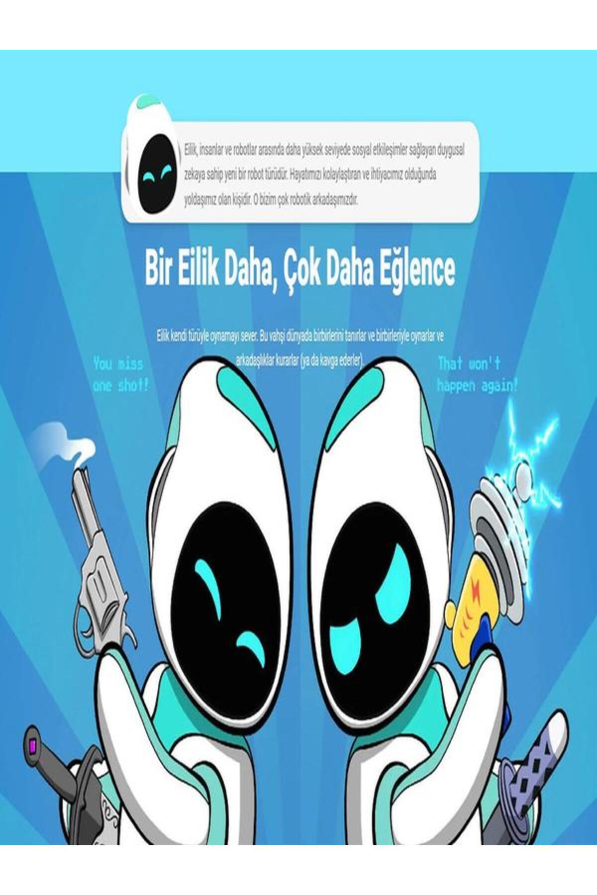 ربات هوشمند EILIK BLUE یک حیوان خانگی برای کودکان و بزرگسالان همراه تعاملی کامل شما از ترکیه energizelab
