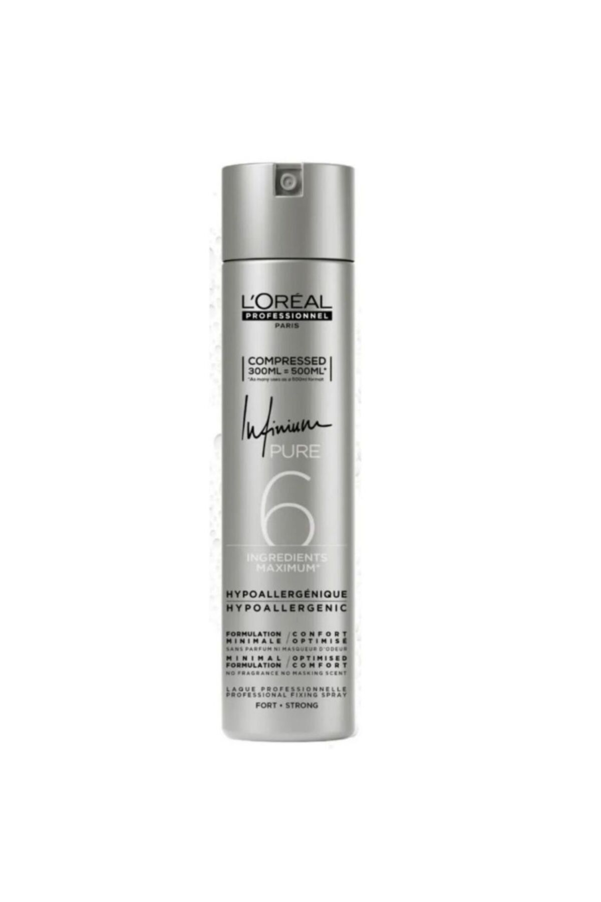 اسپری مو INFINIUM PURE FORT 300 میل بسته بندی جدید L'oreal Professionnel