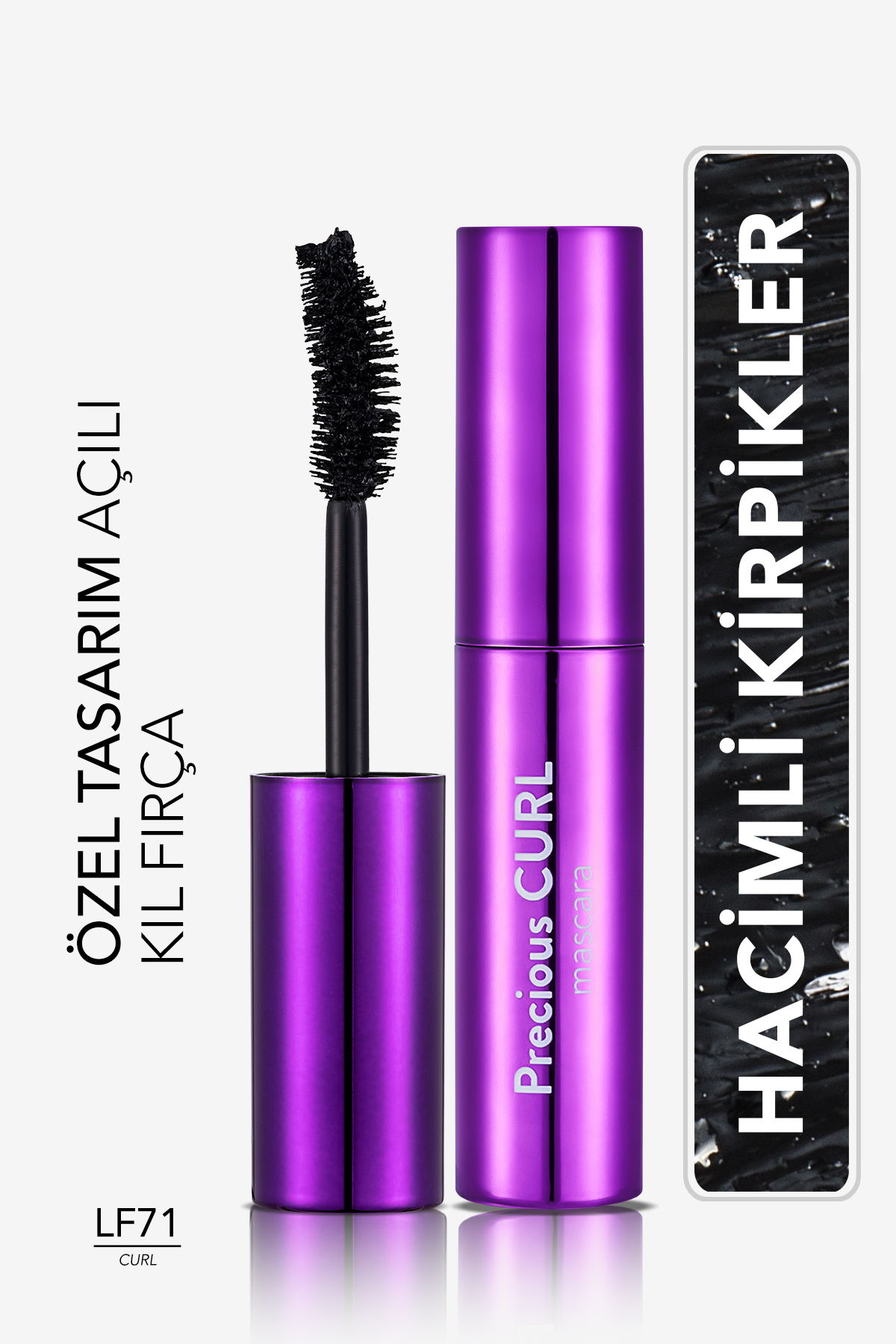 ریمل حجم‌دهنده و حالت‌دهنده مشکی فلورمار Flormar Precious Curl Mascara LF71 Classic