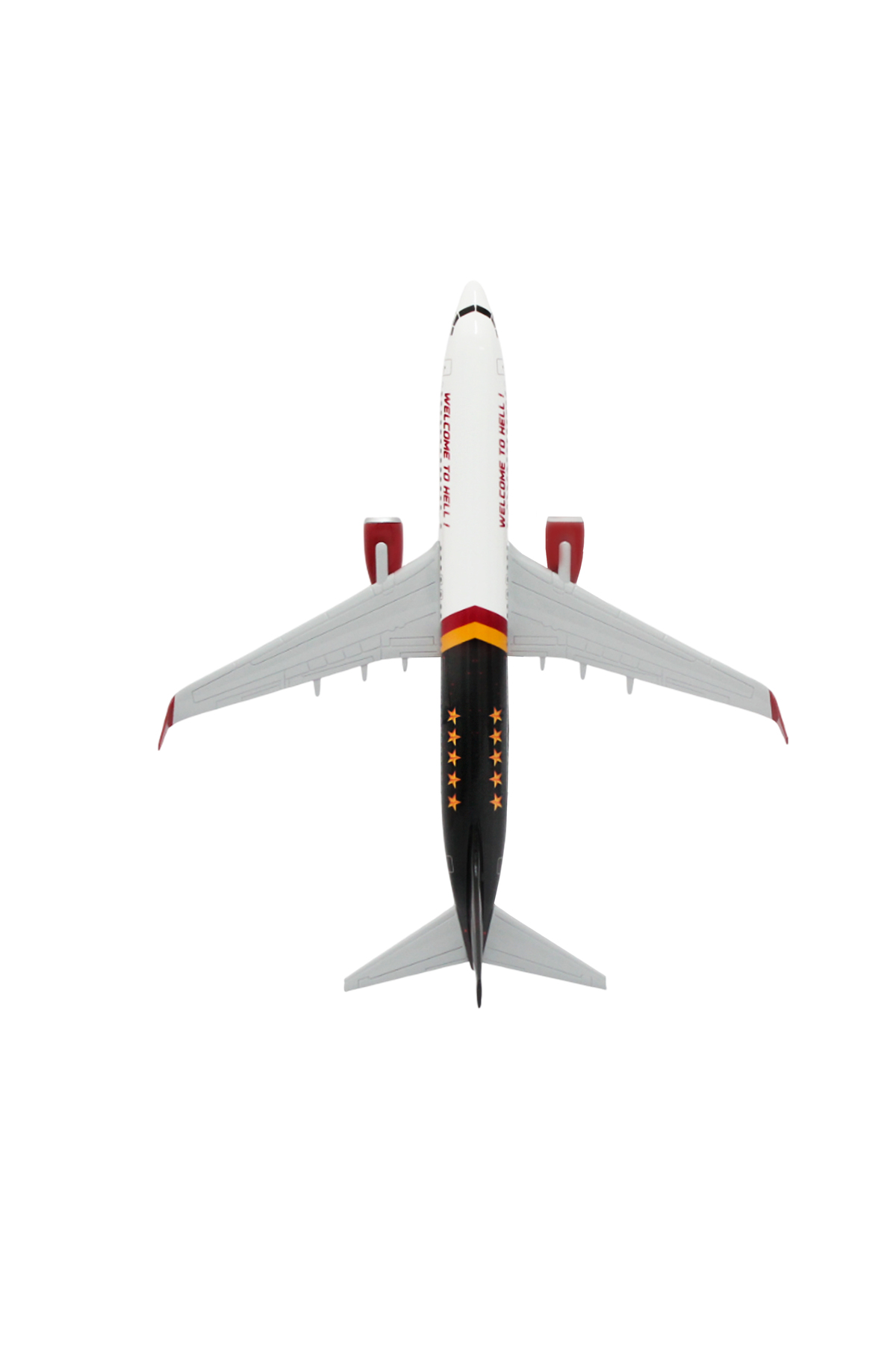 مدل خودرو BOEING 737 800 1 100 SCALE به هواپیمای طراحی جهنمی خوش آمدید اورجینال zekupp