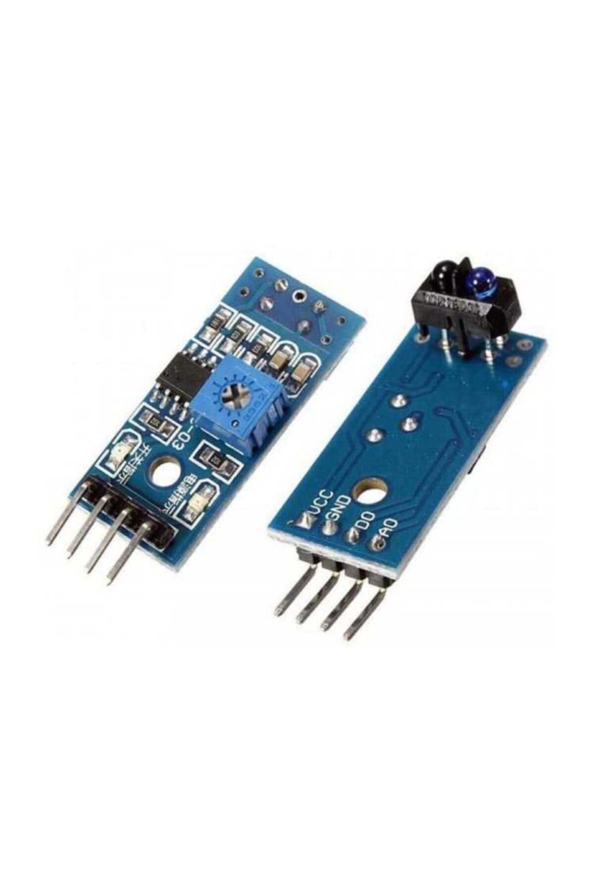 لوازم روباتیک ماژول سنسور دنبال کننده خط مادون قرمز TCRT5000 4 پین از ترکیه Arduino