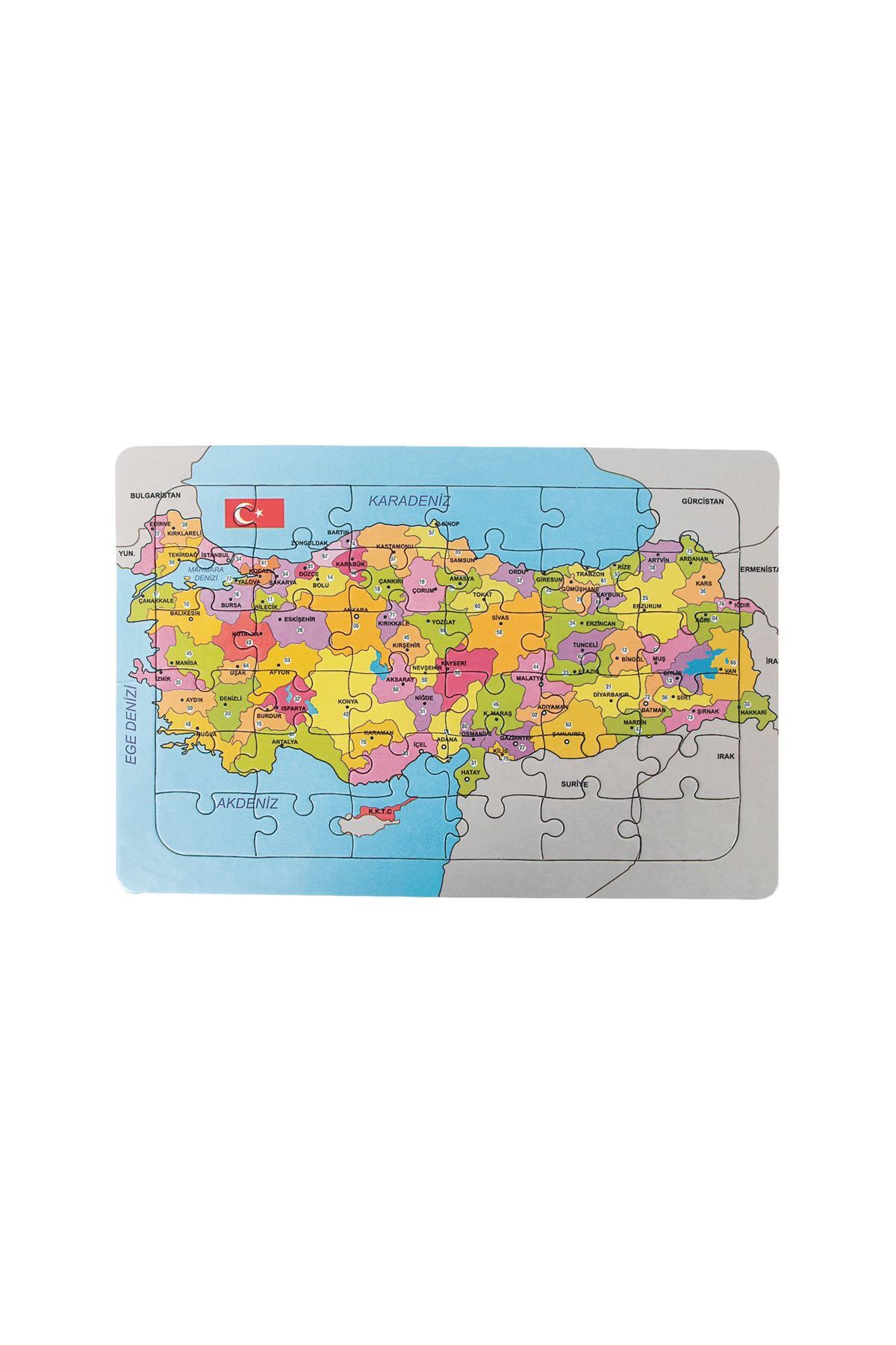 پازل آموزشی MAP + مجموعه بدن انسان 2 تایی سایز: 25 35 سانتی متر Sera Oyun Aletleri