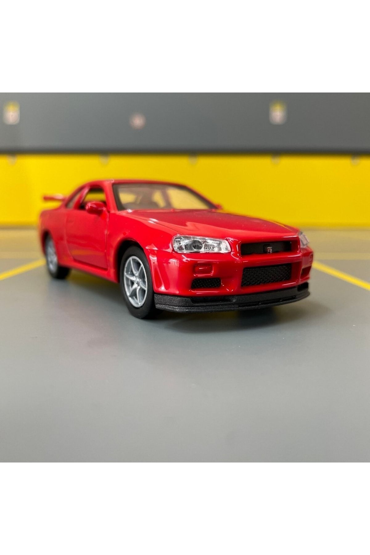 مدل خودرو ماشین اسباب بازی نیسان SKYLINE GT R R34 1 36 SCALE DIECAST METAL MODEL CAR اورجینال Genel Markalar