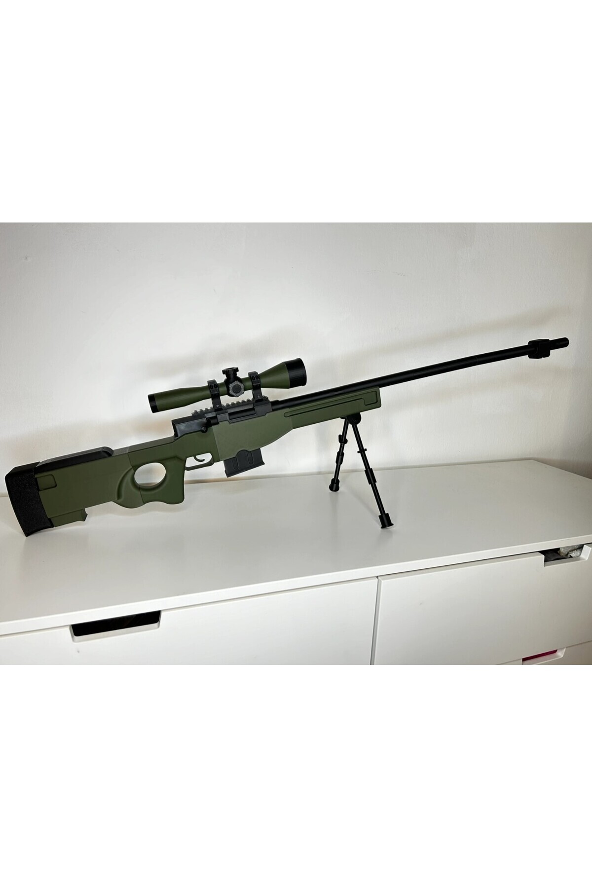 فیگور CSGO AWP SNIPER SIZE CONTER STRIKE 1 SCALE پلاستیک است کار نمی کند فقط تزئین FEEL