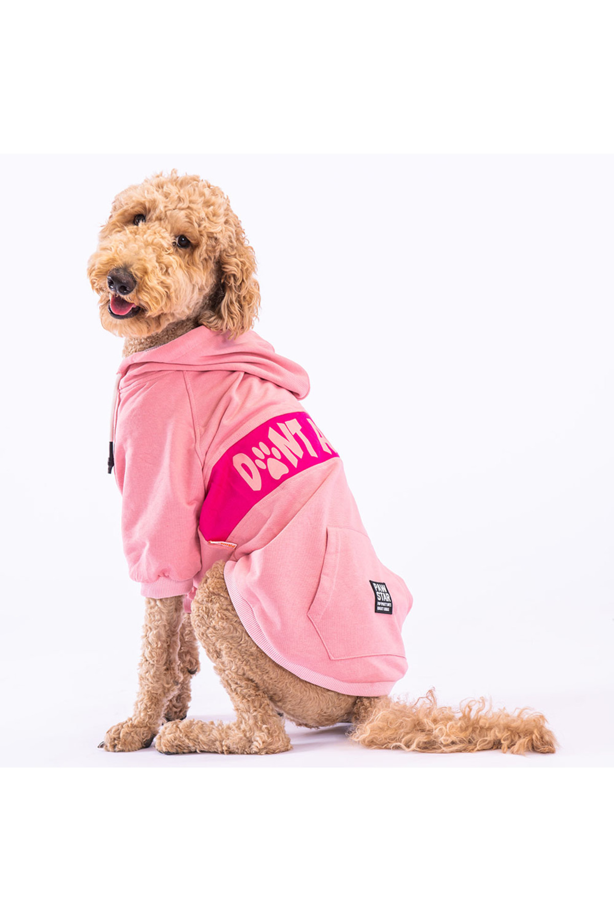 ژاکت سگ پاواستار Pawstar طرح Angry Dog، صورتی، مدل AD2320