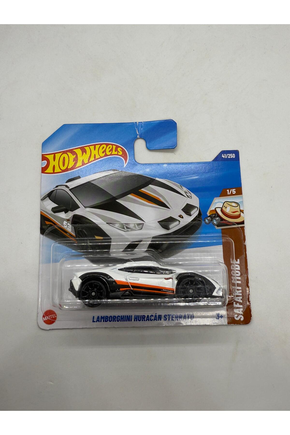 ماشین اسباب بازی LAMBORGHINI HURACAN STERRATO WHITE هات ویلز اورجینال HOT WHEELS