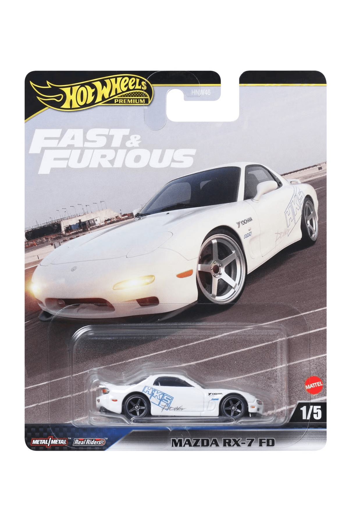ماشین اسباب بازی MIX MAZDA RX 7 FD PREMIUM FAST AND FURIOUS هات ویلز اورجینال HOT WHEELS