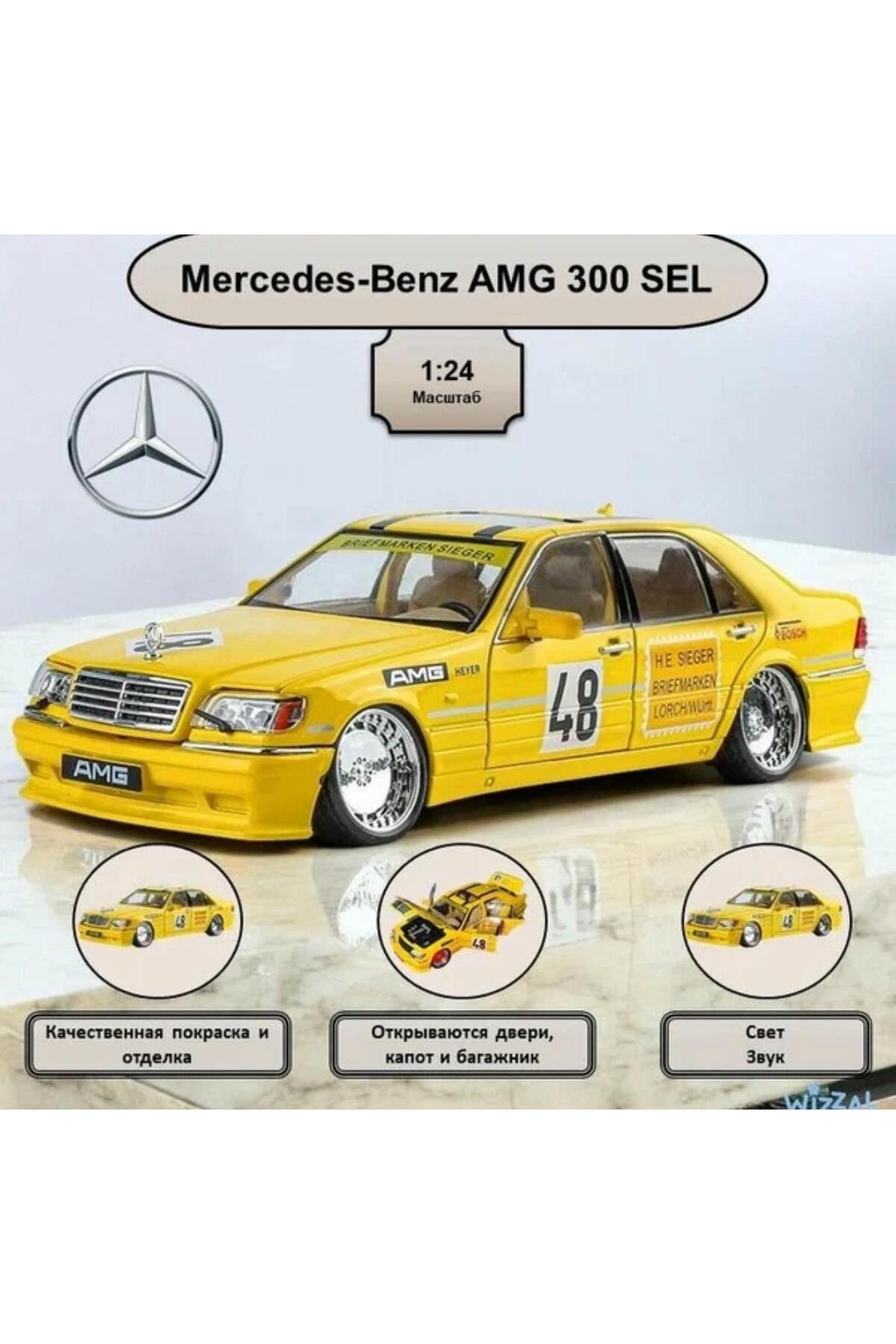 مدل خودرو مرسدس بنز S320L DIECAST ماشین W140 300SEL اصلاح شده اورجینال scntoys