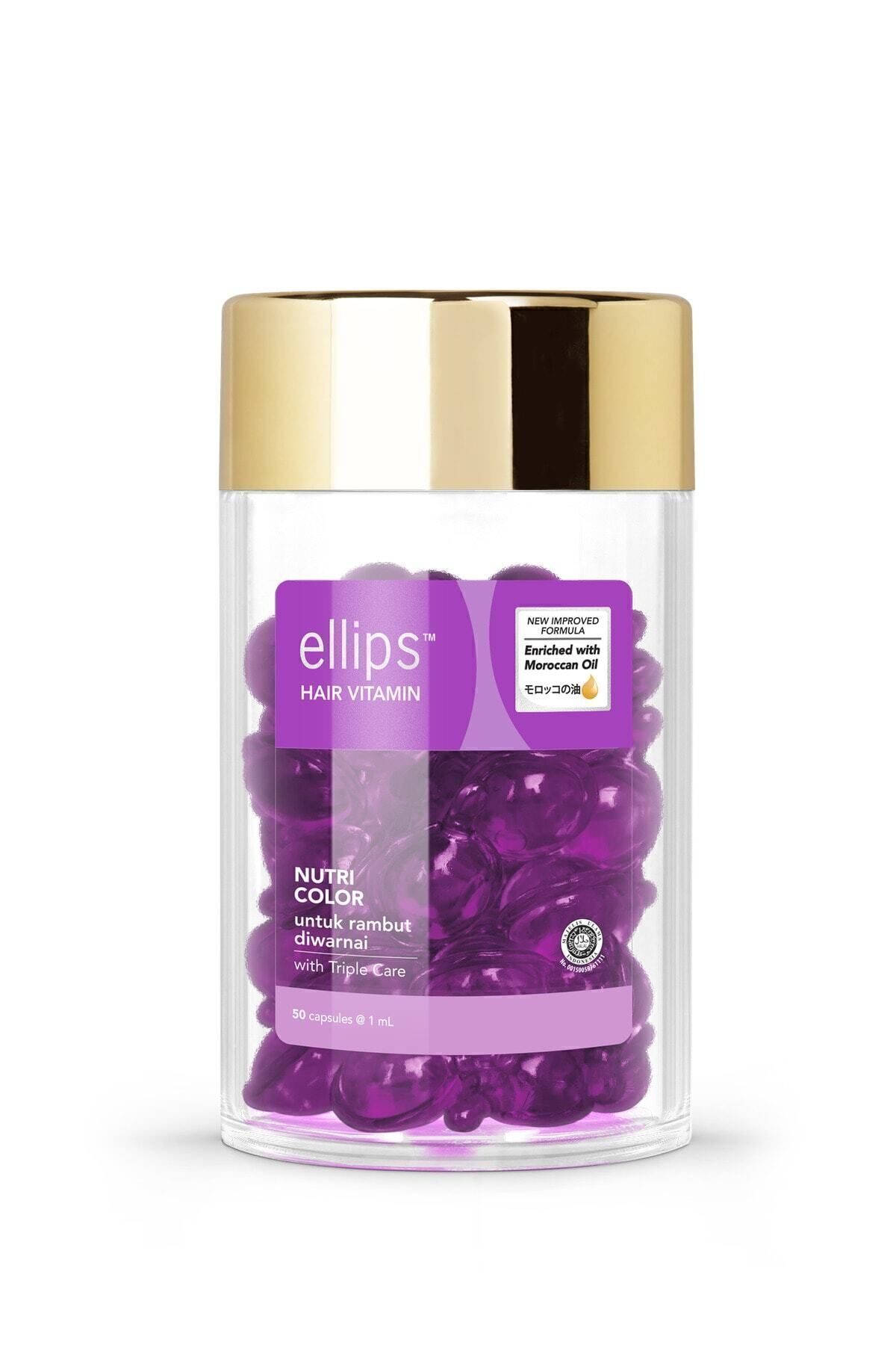 ویتامین مو کپسول 50 رنگی نوتری Ellips