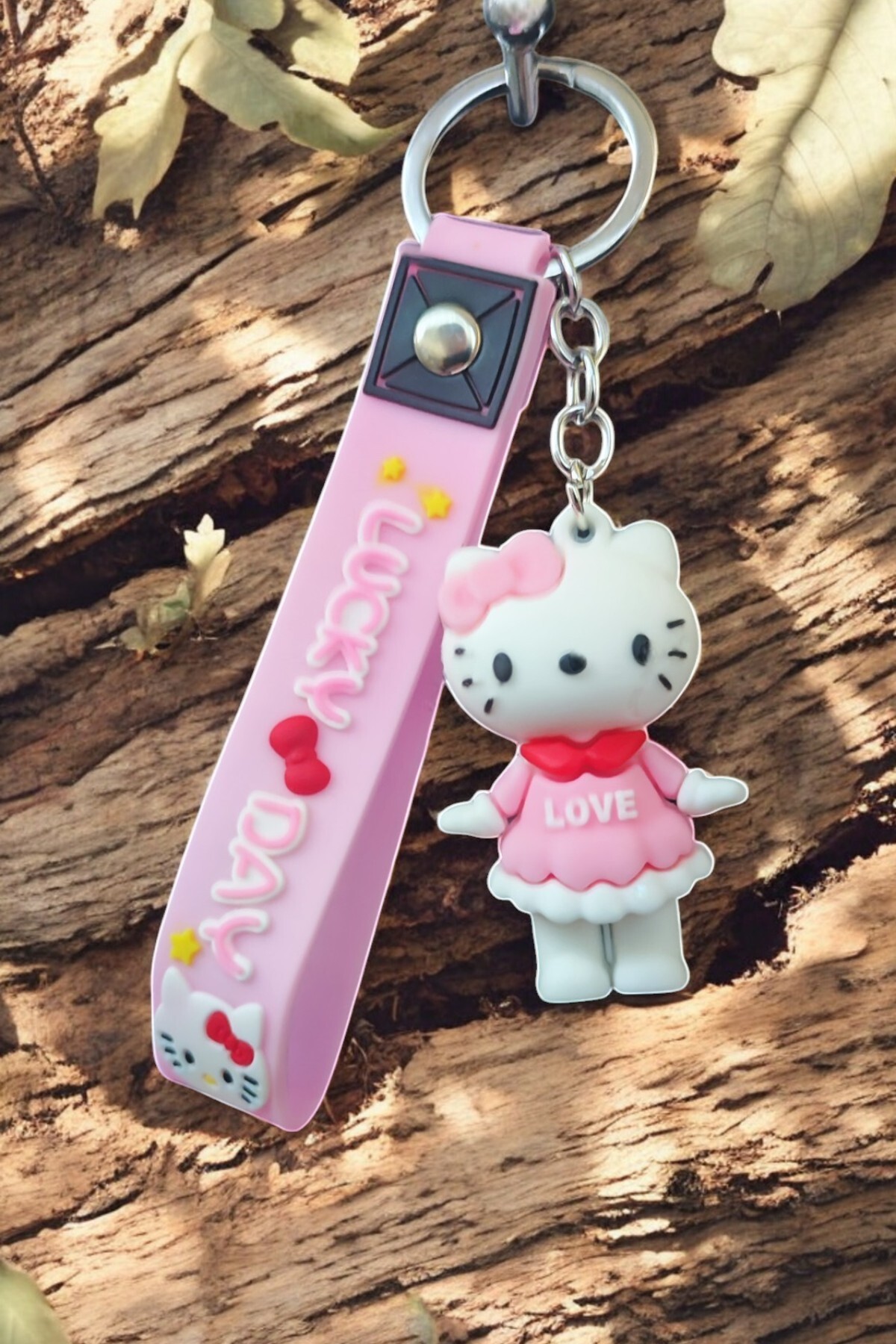 زیورآلات جاکلیدی و کیف سیلیکونی سه بعدی HELLO KITTY Lynare
