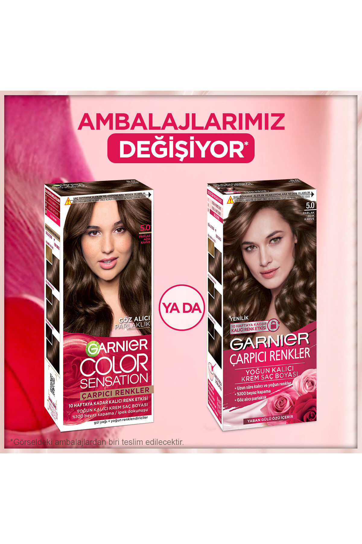 Garnier رنگ مو رنگ‌های جذاب 5.0 قهوه روشن درخشان 3600541136977