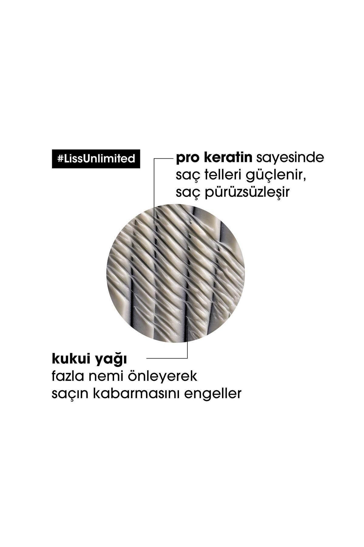 ماسک مو مردانه و زنانه نامحدود LISS نرمی 250 میل L'oreal Professionnel