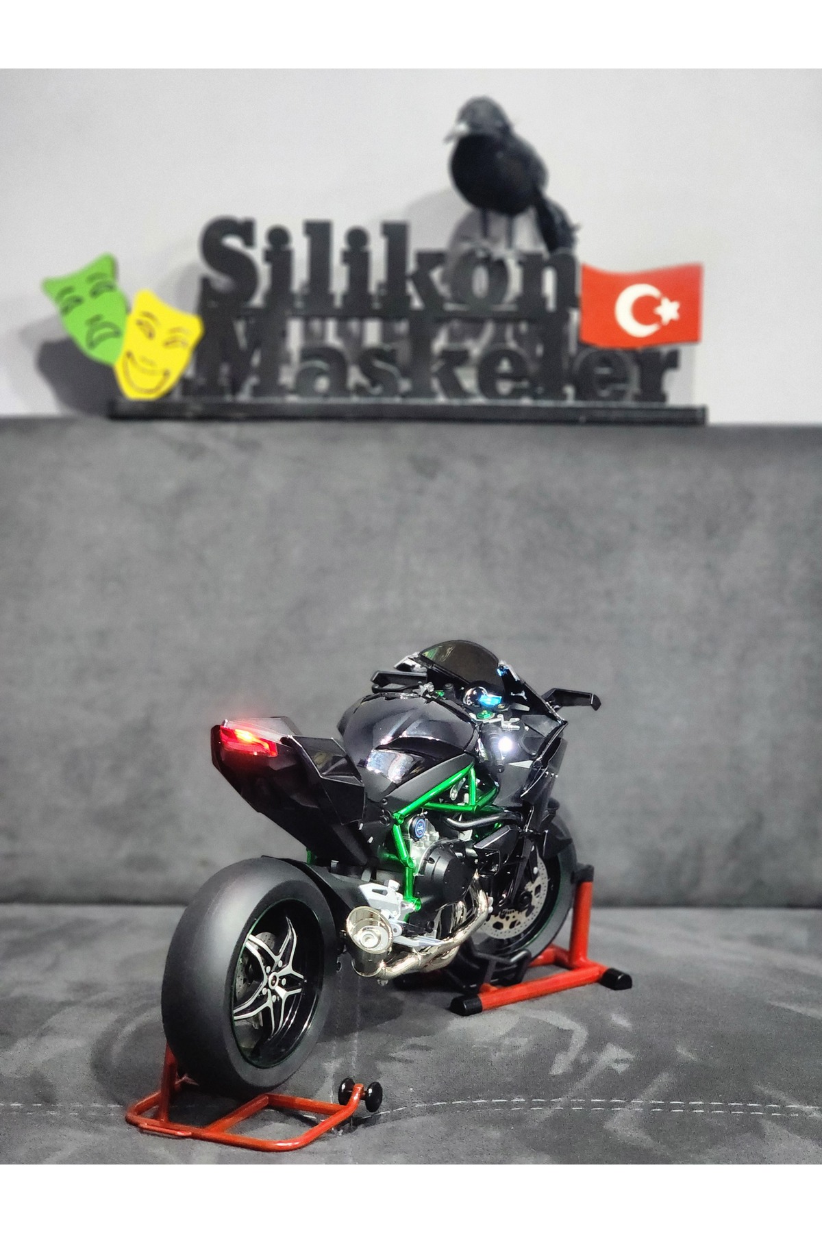 مدل خودرو موتور سیکلت کاوازاکی نینجا H2R اورجینال Silikon Maskeler Türkiye