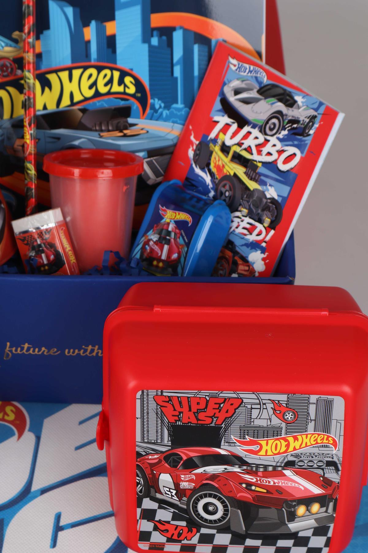 ست نوشت افزار DECOMUS SPECIAL BOXED SEASON جدید دارای مجوز چرخ های داغ FATARA کت تغذیه پوشش ای خمیر بازی هات ویلز اورجینال HOT WHEELS