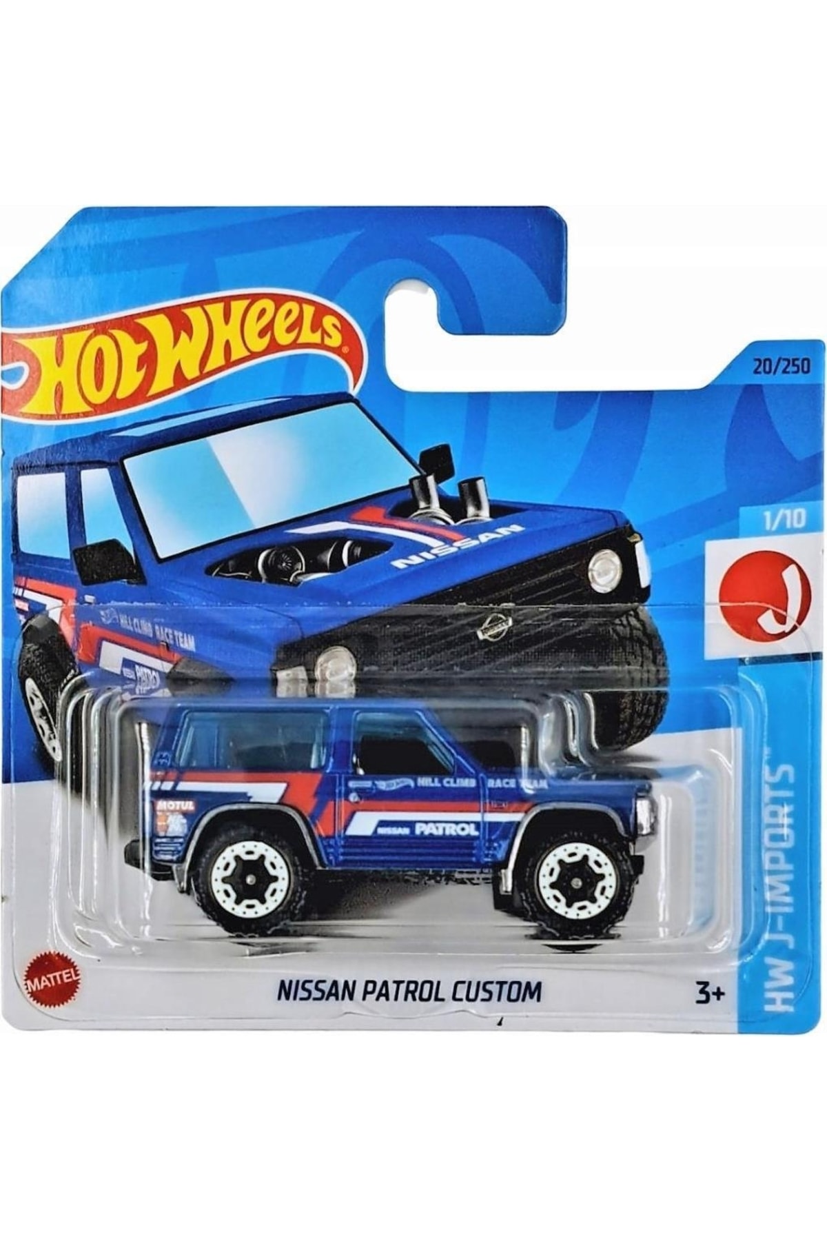 ماشین اسباب بازی اتومبیل های مجرد NISSAN PATROL CUSTOM HKK61 هات ویلز اورجینال HOT WHEELS