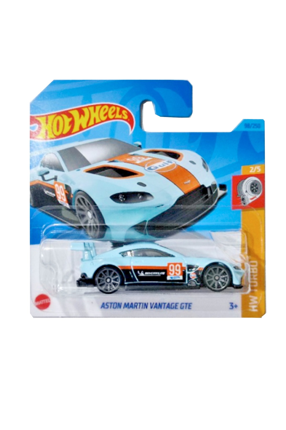 ماشین اسباب بازی ASTON MARTIN VANTAGE GTE نسخه خلیج فارس 2023 21A HW TURBO 98 250 هات ویلز اورجینال HOT WHEELS
