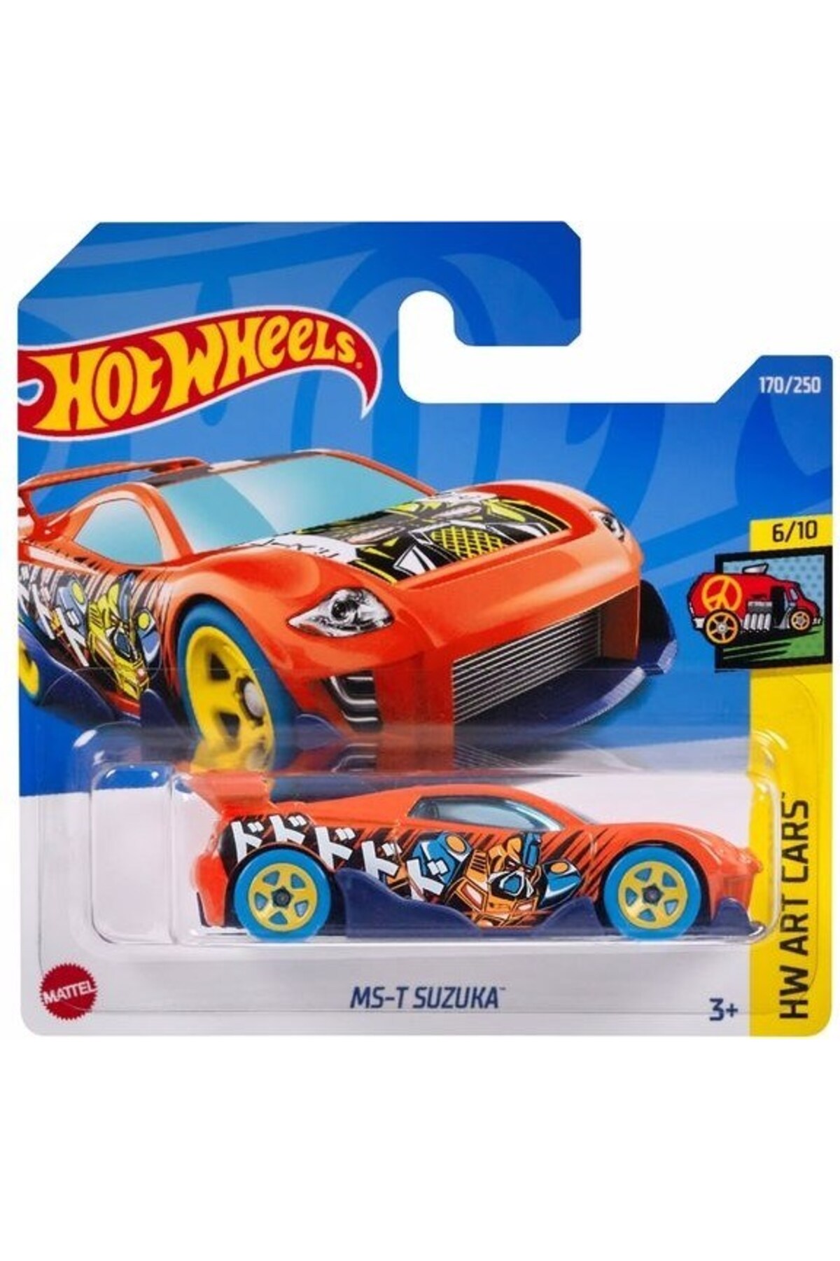 ماشین اسباب بازی اتومبیل های SINGLE MS T SUZUKA HCX51 هات ویلز اورجینال HOT WHEELS