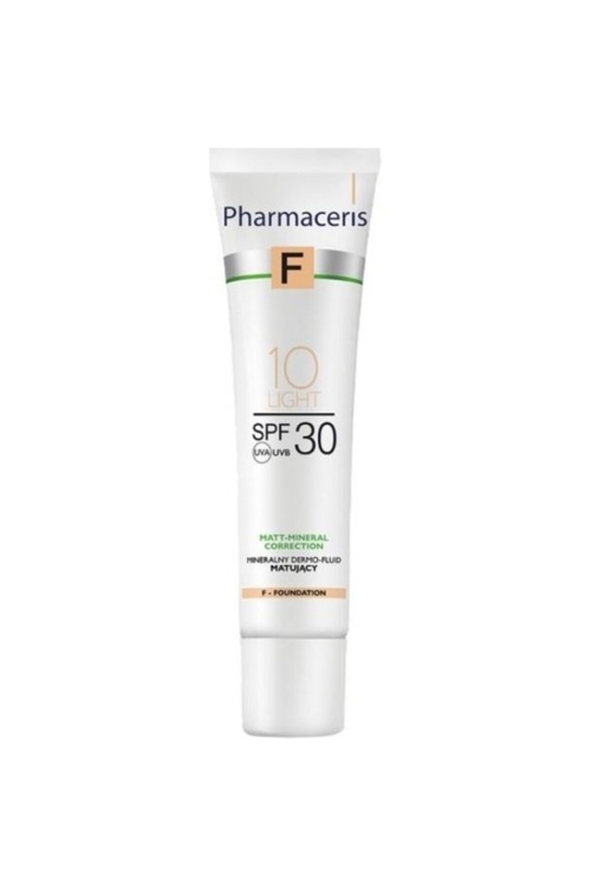 کرم بی و سی مینرال مات کننده مایع درمو فونداسیون SPF30 10 LIGHT 30 میل اورجینال Pharmaceris