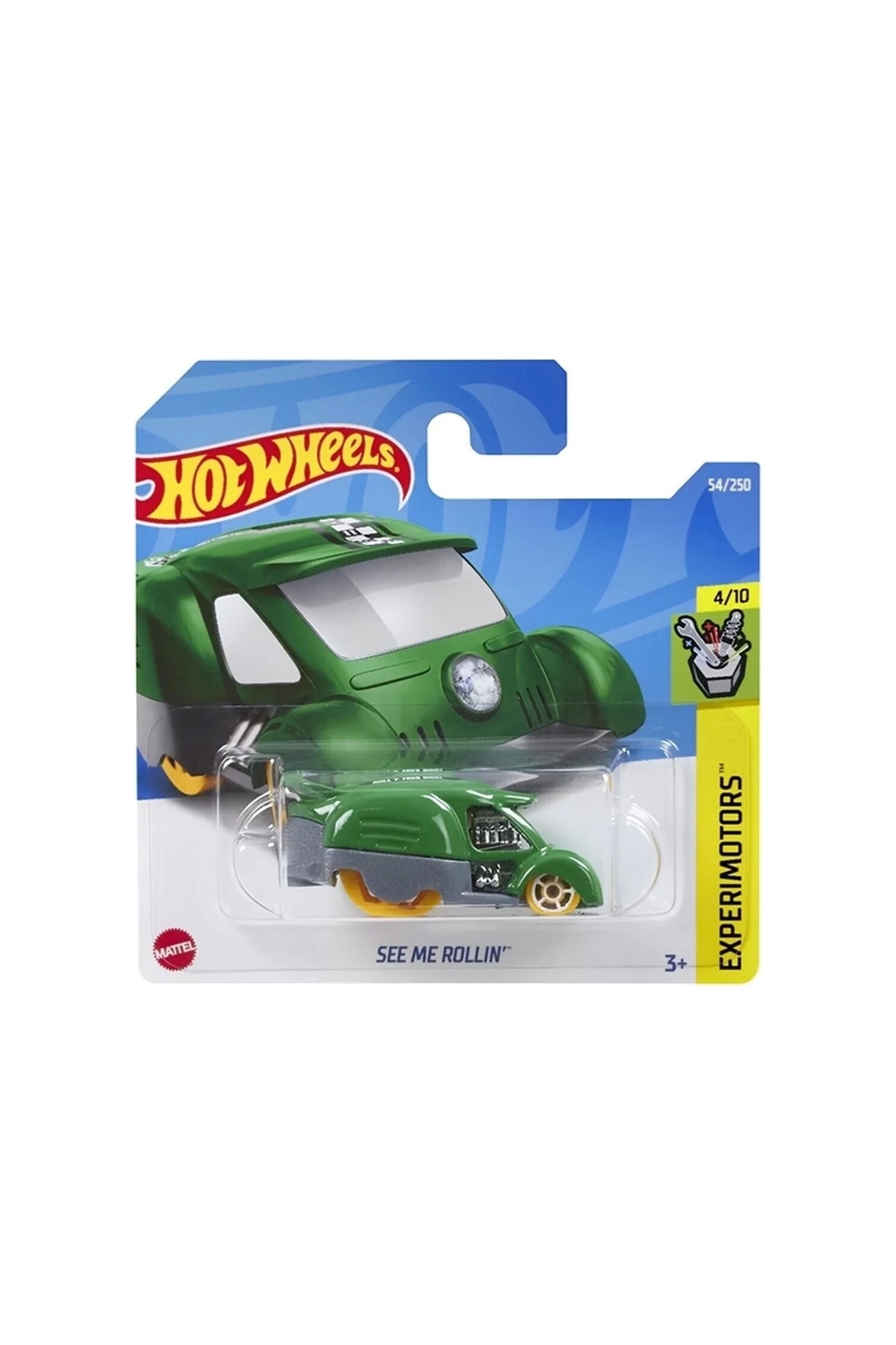 ماشین اسباب بازی های مجرد ME ROLLIN HCW93 را ببینید هات ویلز اورجینال HOT WHEELS