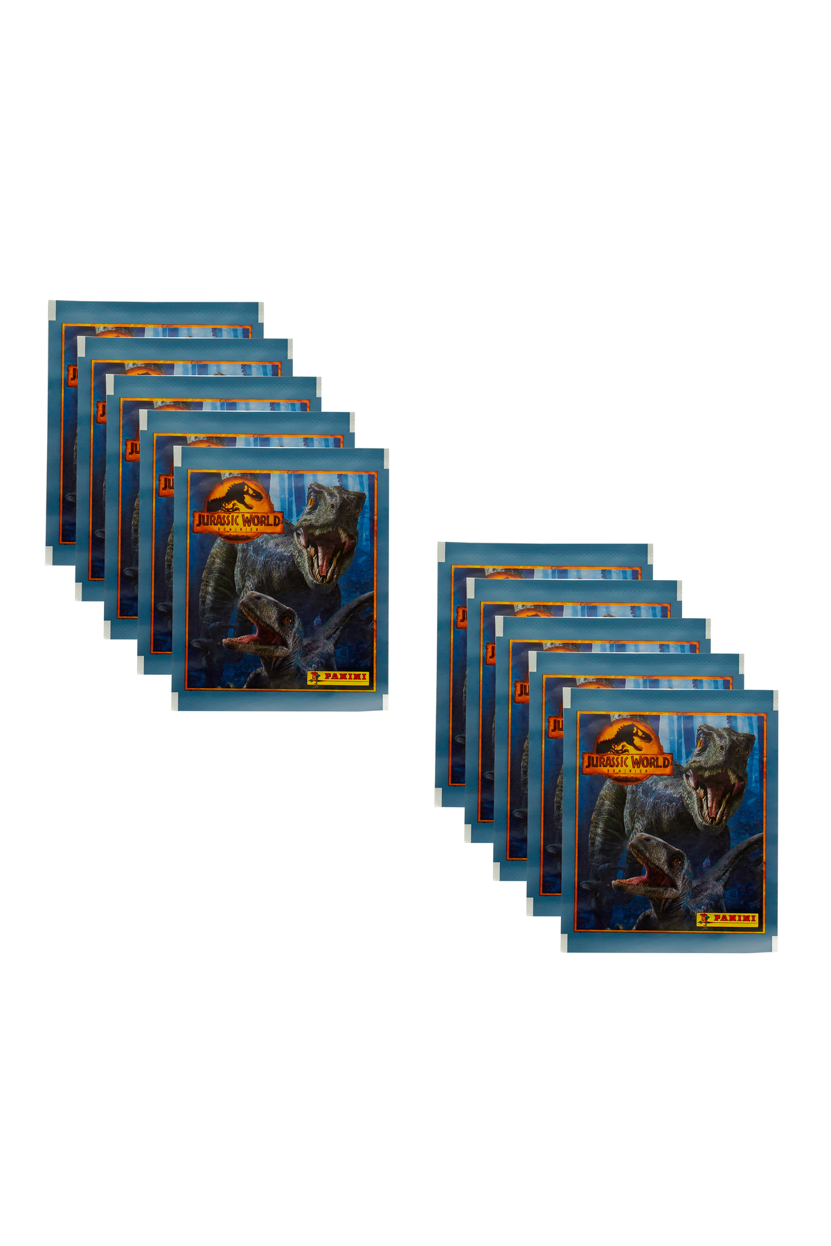 برچسب JURASSIC WORLD DOMINION PANINI 10 بسته مجموعه فیگور karinabest