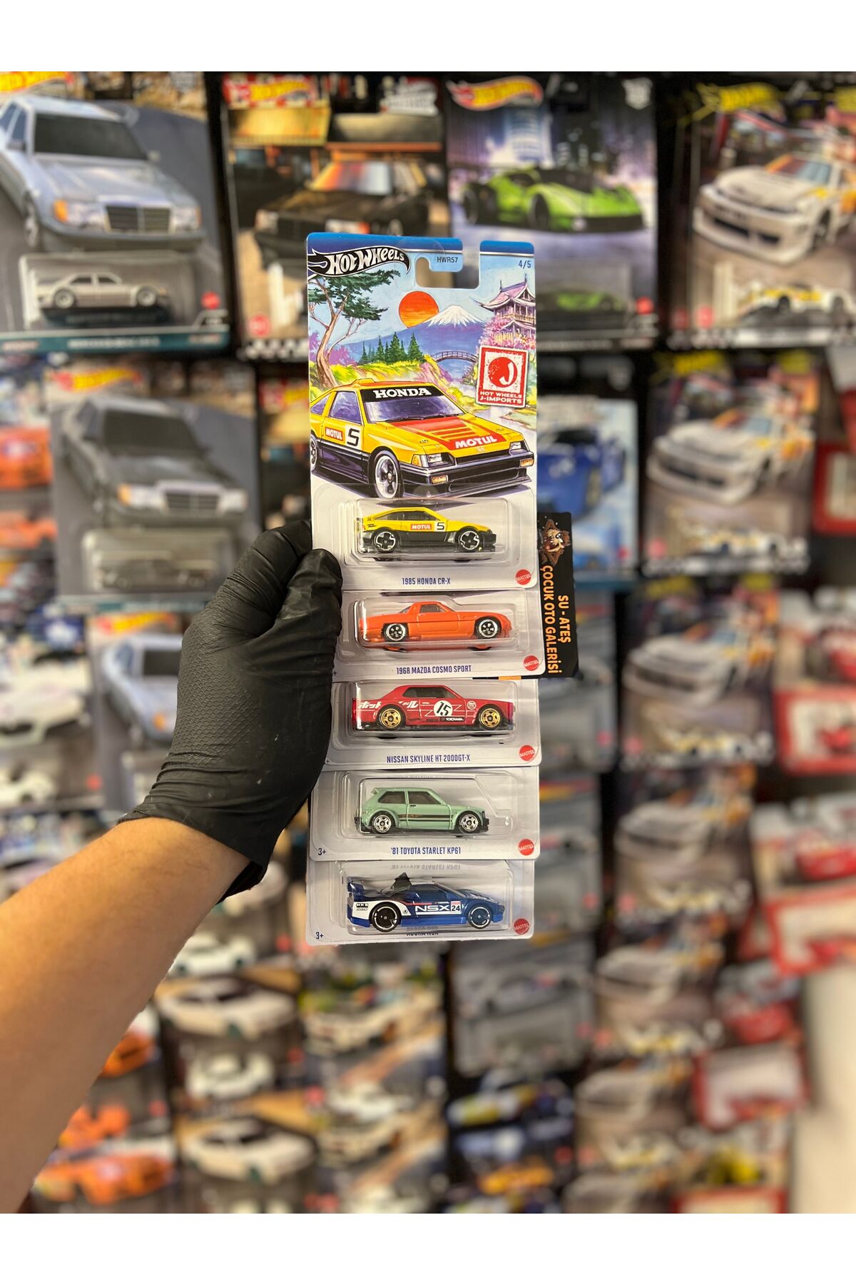 ماشین اسباب بازی ست پنج وارداتی ژاپنی از ترکیه HOT WHEELS
