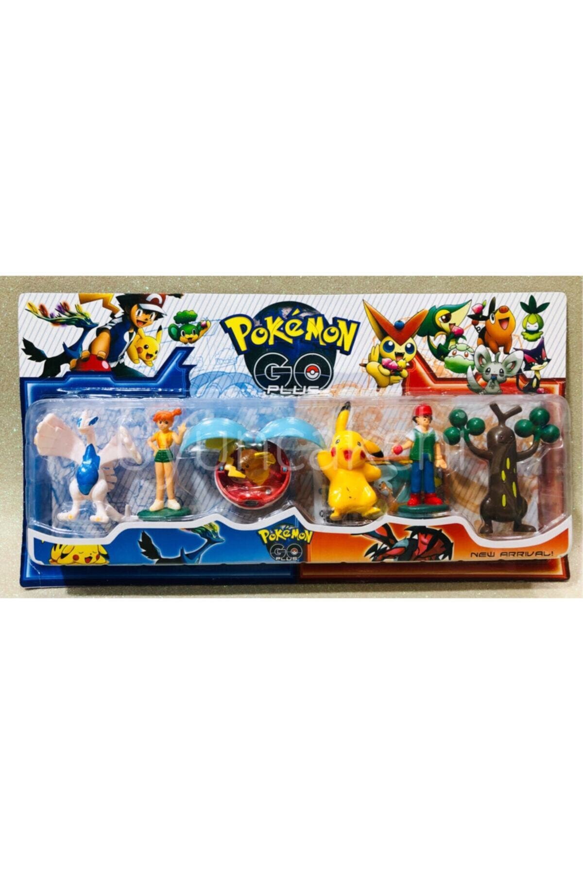 اسباب بازی های فیگور دیگر POKEMON GO POKE BALL AND CHARACTER TOY 7 PIECES Genel Markalar