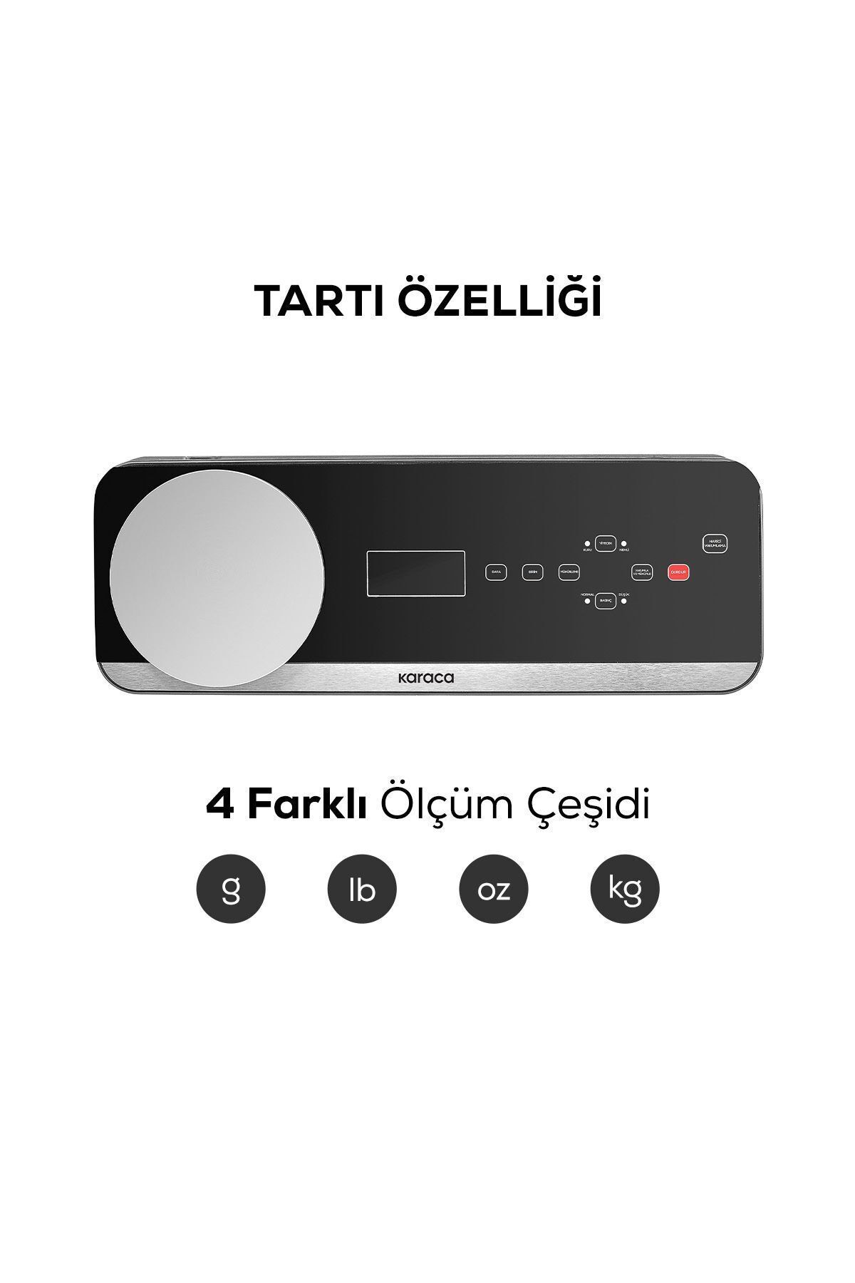 دستگاه وکیوم توزین سیل و تازه اینوکس با 5 کیسه 1 رول هدیه اورجینال Karaca