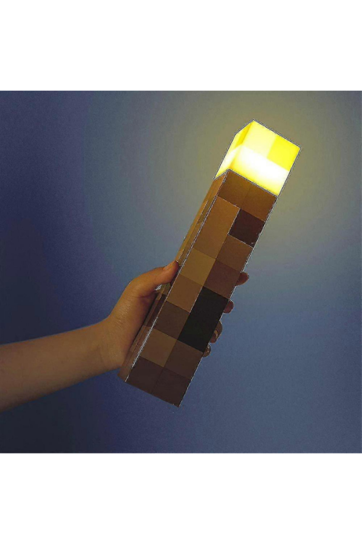 چراغ رومیزی و خواب MINECRAFT TORCH MINER NIGHT LIGHT LED قابل شارژ لامپ بی سیم نصب روی دیوار MINDA