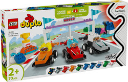 مجموعه ساختنی مسابقه‌ای فرمول ۱ لگو LEGO دوپلو DUPLO مدل 10445، ۷۰ قطعه، حداقل ۲ سال