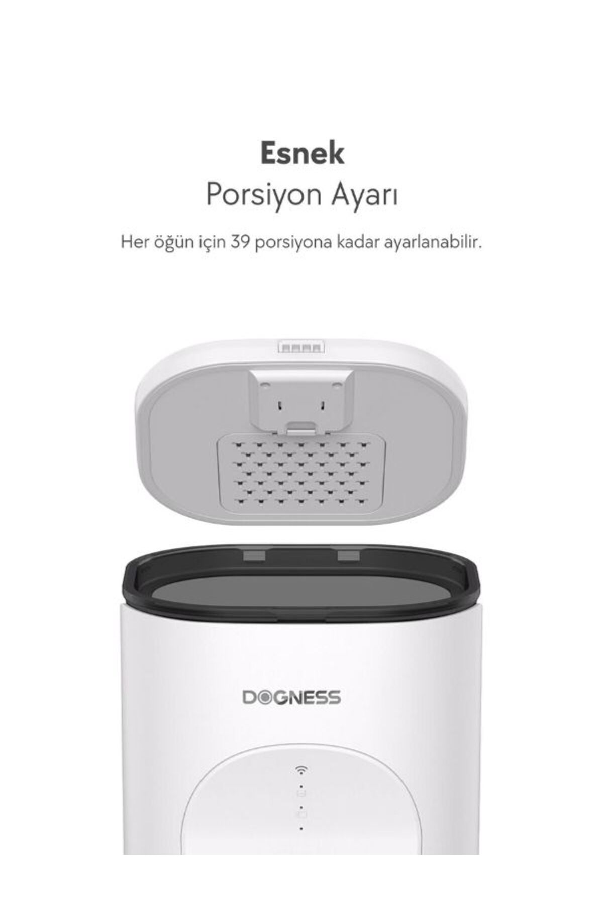 غذادهنده هوشمند حیوانات داگنس Dogness Rover F16، ۴ لیتری، فولادی و بی‌سیم