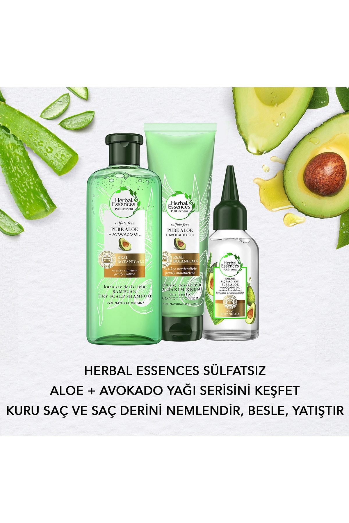 روغن مو آلوئه ورا و آووکادو 100 میلی لیتر مناسب برای همه جنسیت ها هاربال اسانکاس Herbal Essences