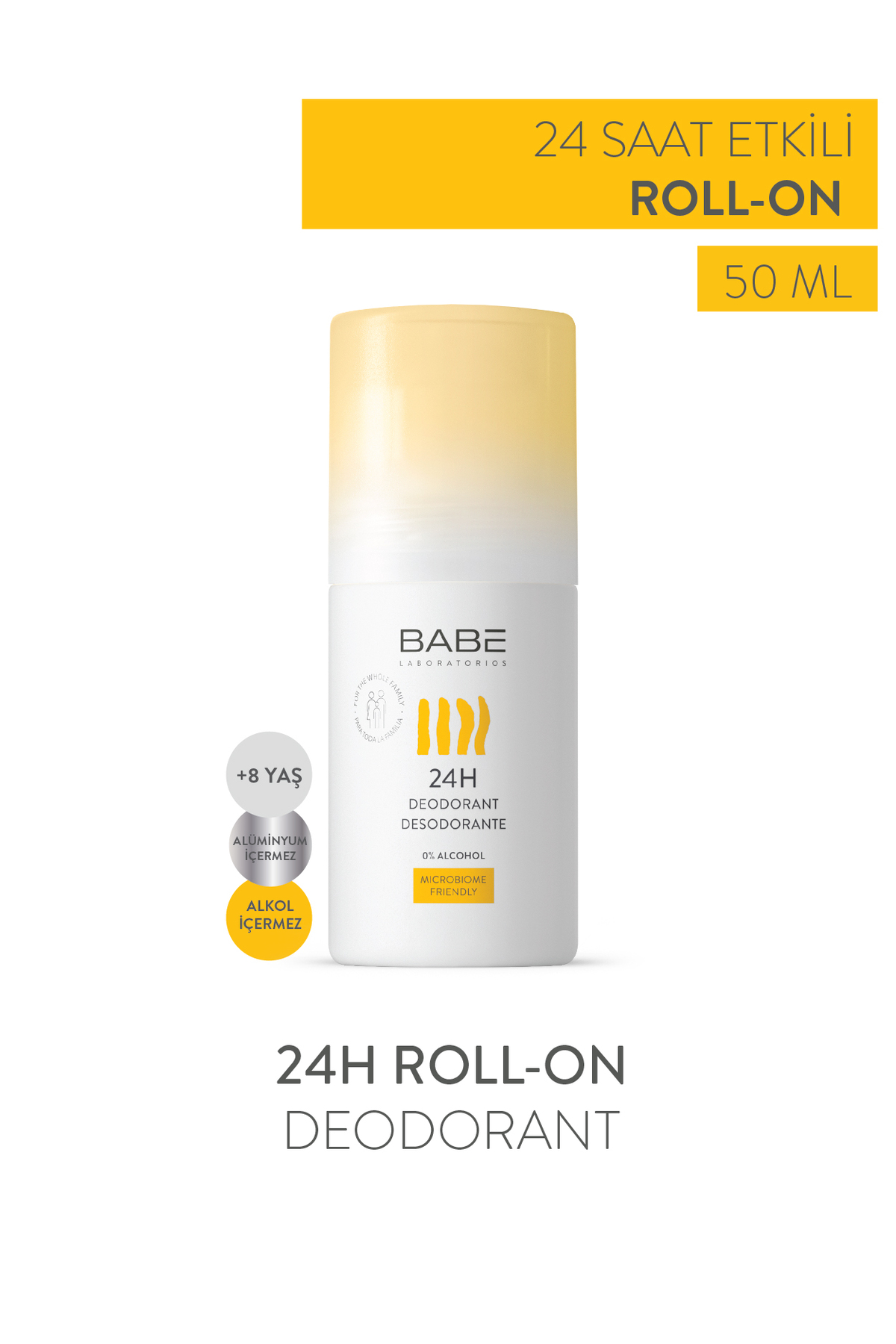 دئودورانت رول آن 50 میلی لیتری مناسب برای همه جنسیت ها Babe Laboratorios