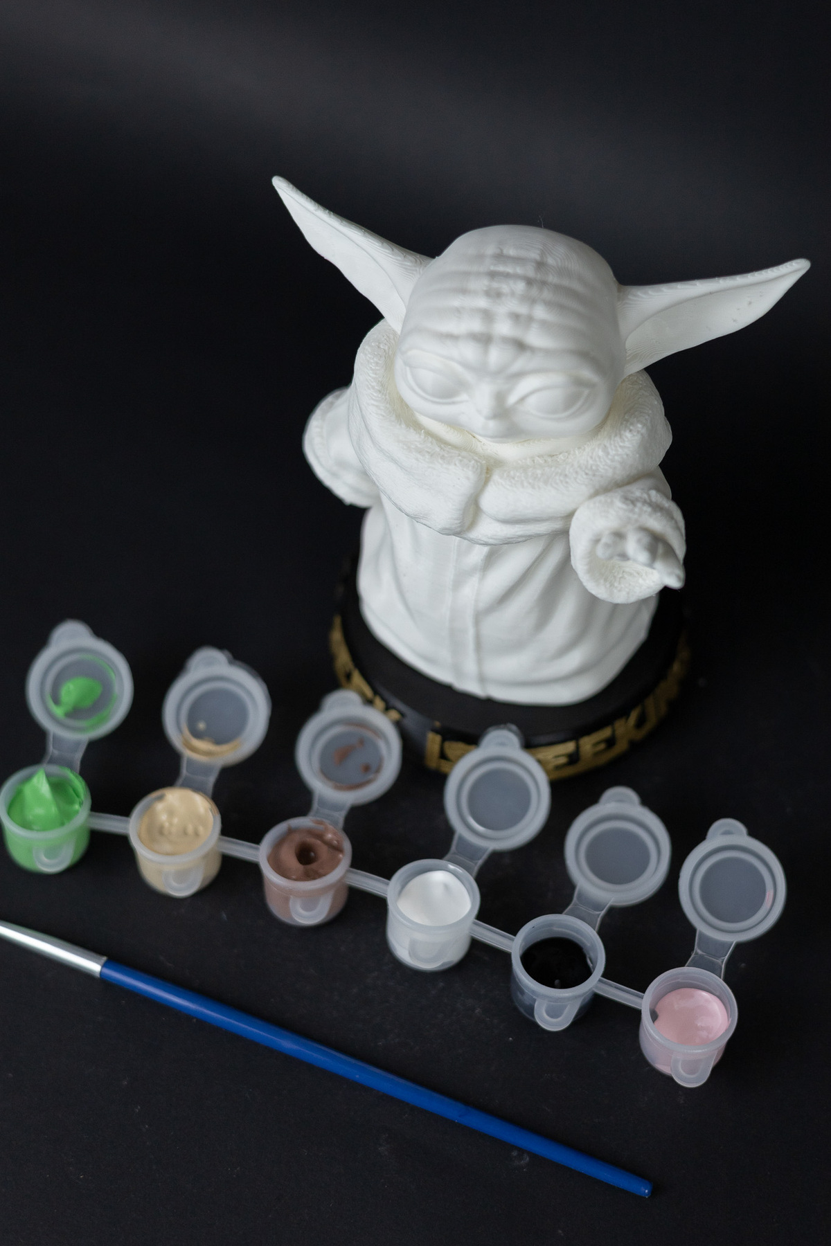 فیگور ست PAINT YOURSELF BABY YODA GROGU STAR WARS نیم تنه 12 سانتی متر از ترکیه domini