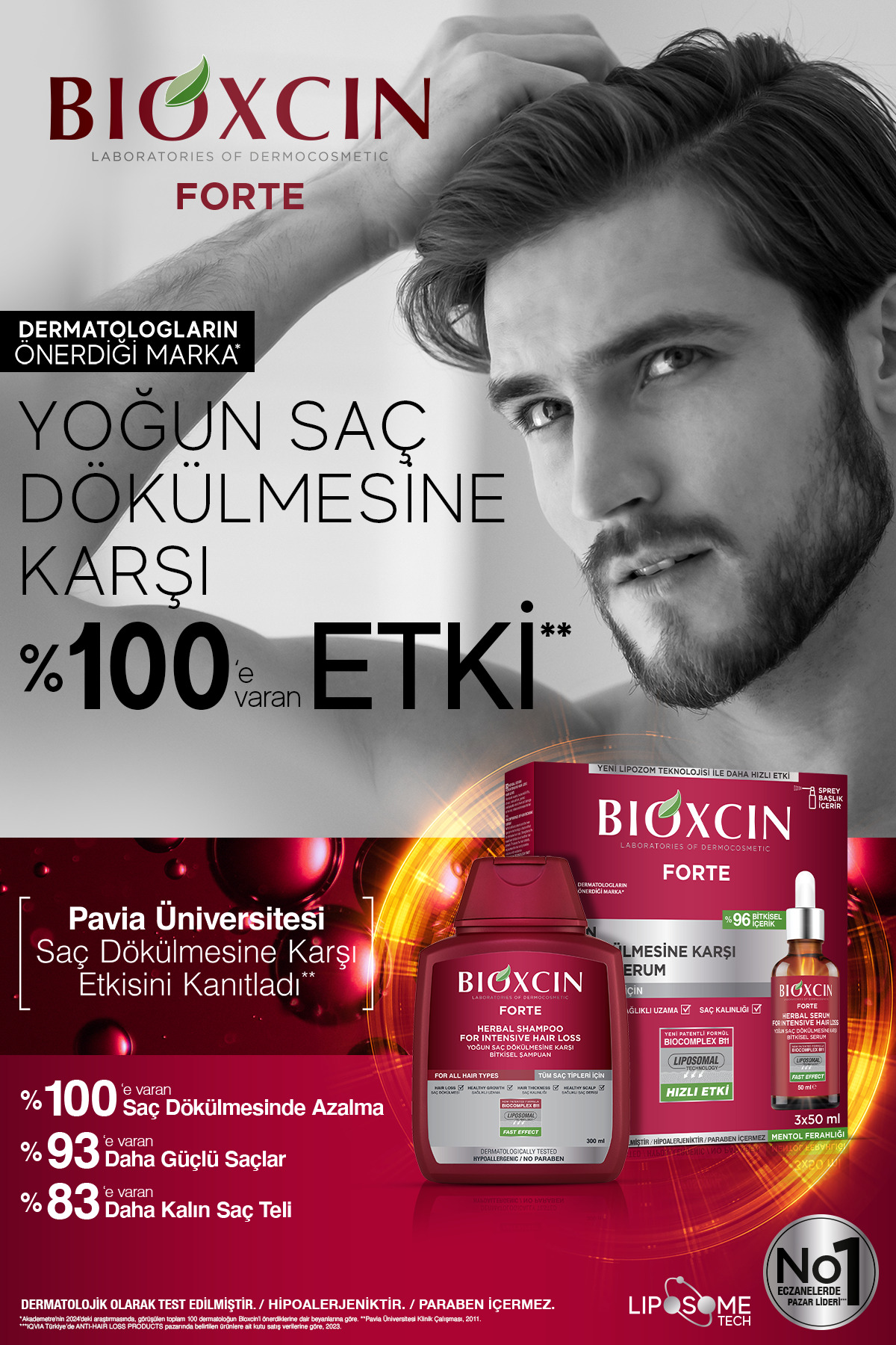 شامپو بیوکسین فورت 300 میلی لیتر شامپوی ضد ریزش مناسب برای تمام انواع مو بیوکسکین Bioxcin