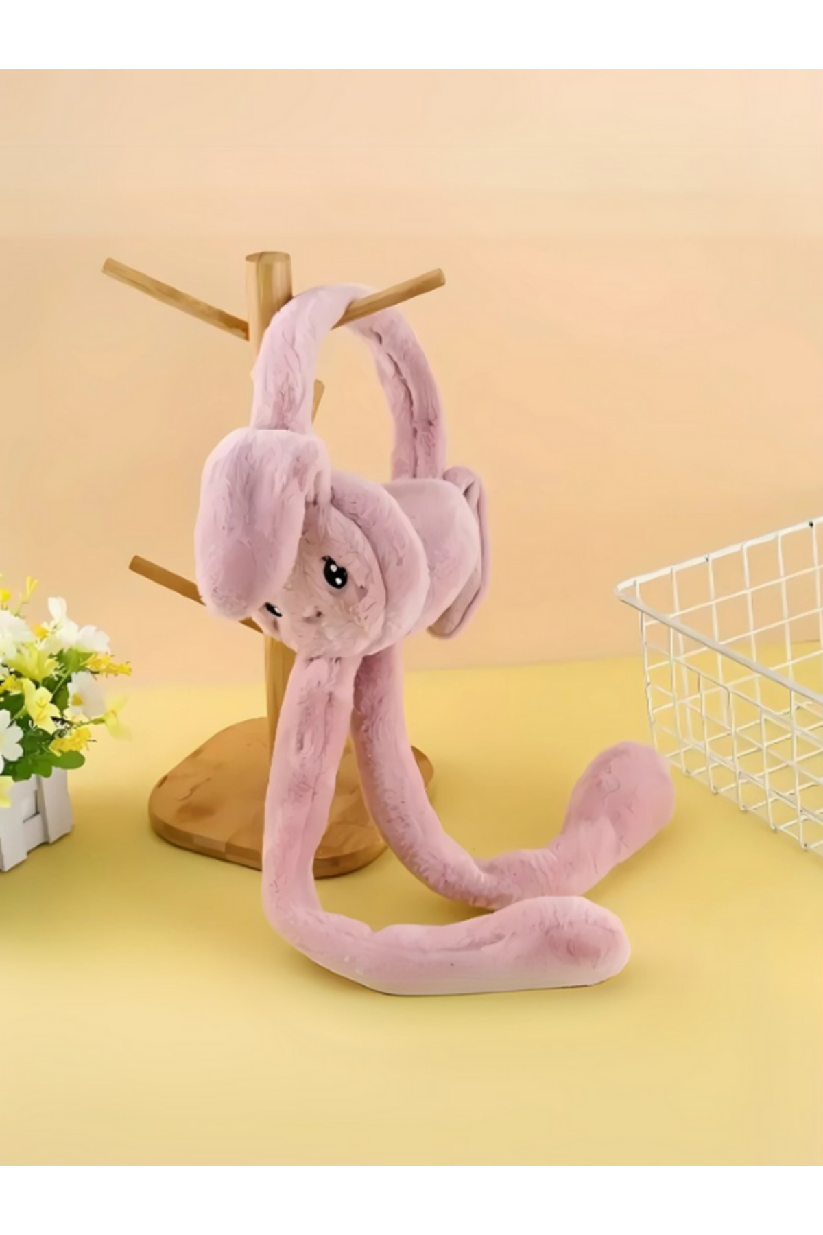 اسباب بازی های پشمی هدفون خرگوش متحرک مدل از ترکیه AfiToys