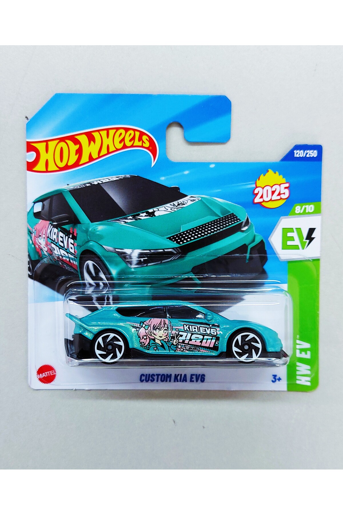 ماشین اسباب بازی سفارشی کیا EV6 ژاپن مدل سری 2025 از ترکیه HOT WHEELS