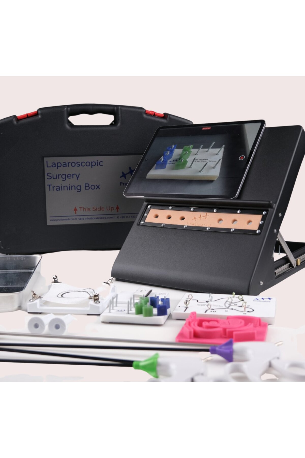 مدل خودرو ست آموزشی لاپاراسکوپی موبایل PRATICMED اورجینال Praticmed