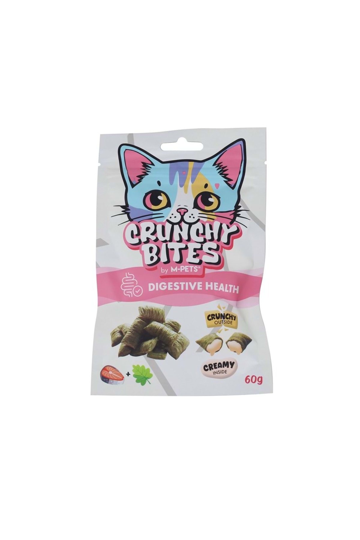 تشویقی عملکردی گربه Digestive Health، ۶۰ گرمی ام‌پتس M-PETS