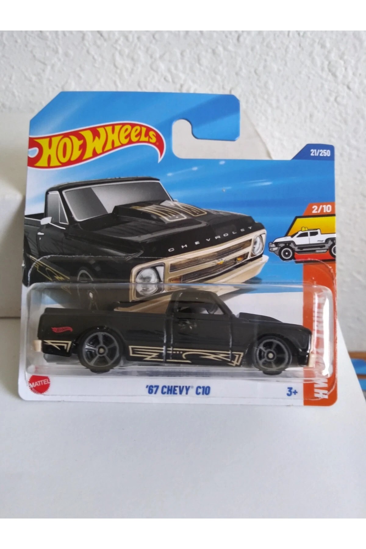 ماشین اسباب بازی '67 CHEVY C10 – پیکاپ کلاسیک مدل 21 250 2025 از ترکیه HOT WHEELS