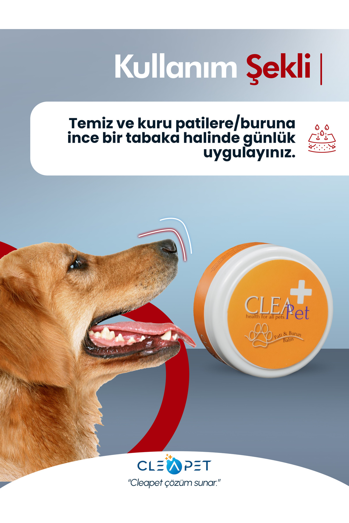 بالم پنجه و بینی گربه و سگ کلیپت Cleapet، ۱۰۰ سی‌سی