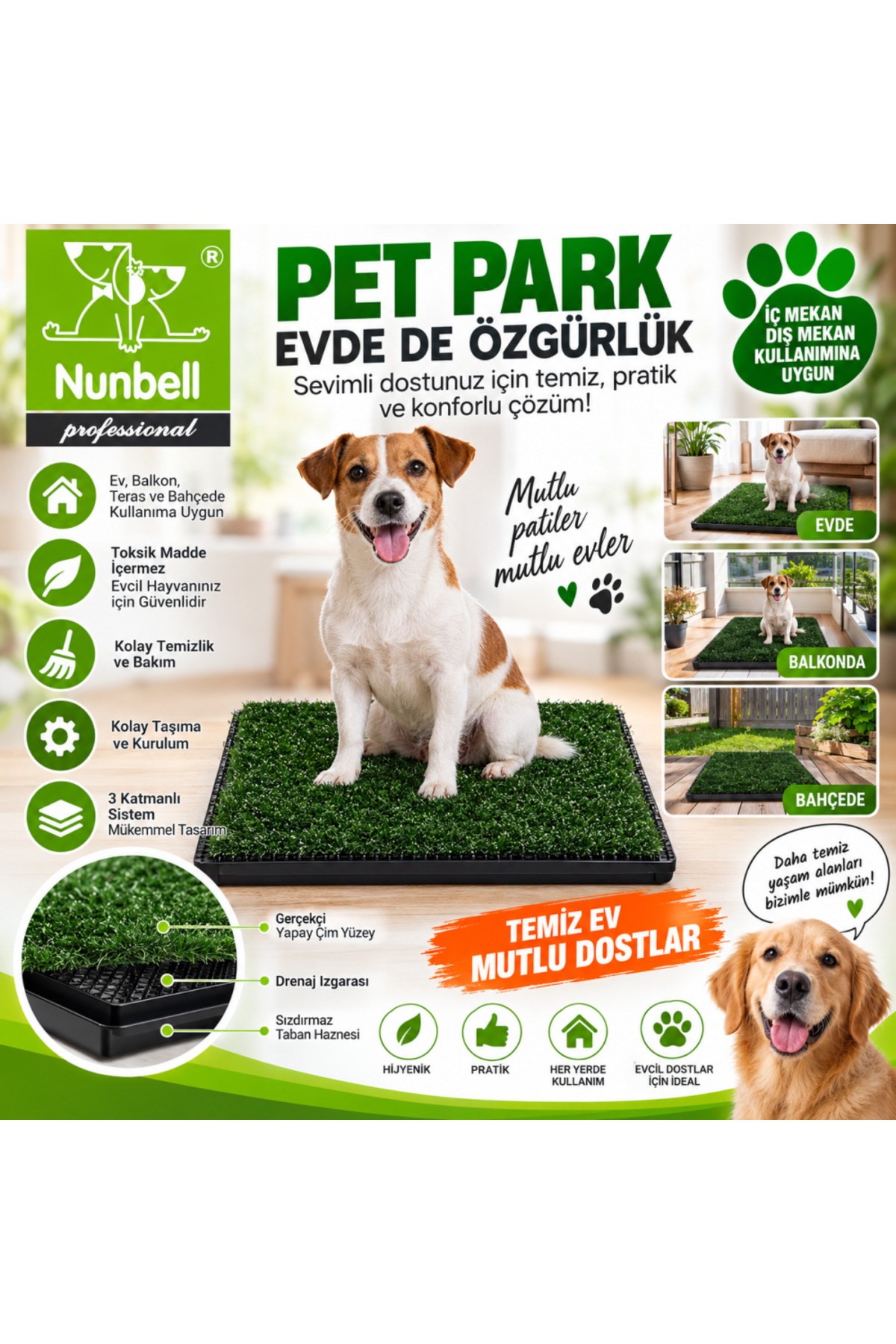 توالت سگ نونبل Nunbell Pet Park چندرنگ