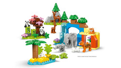 مجموعه ساختنی خانواده حیوانات وحشی لگو LEGO دوپلو DUPLO مدل 10446، ۹۲ قطعه، حداقل ۲ سال