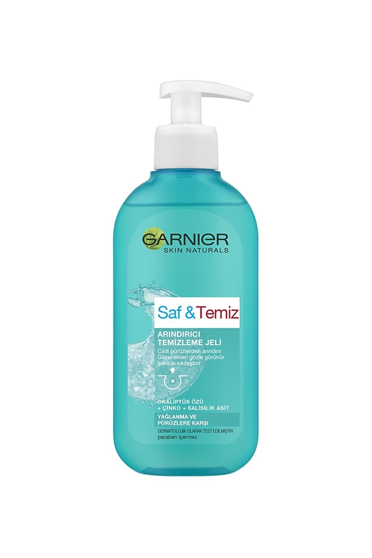 پاک کننده صورت روغن کاری تمیز و ژل در برابر زبری 200ML LWS Garnier