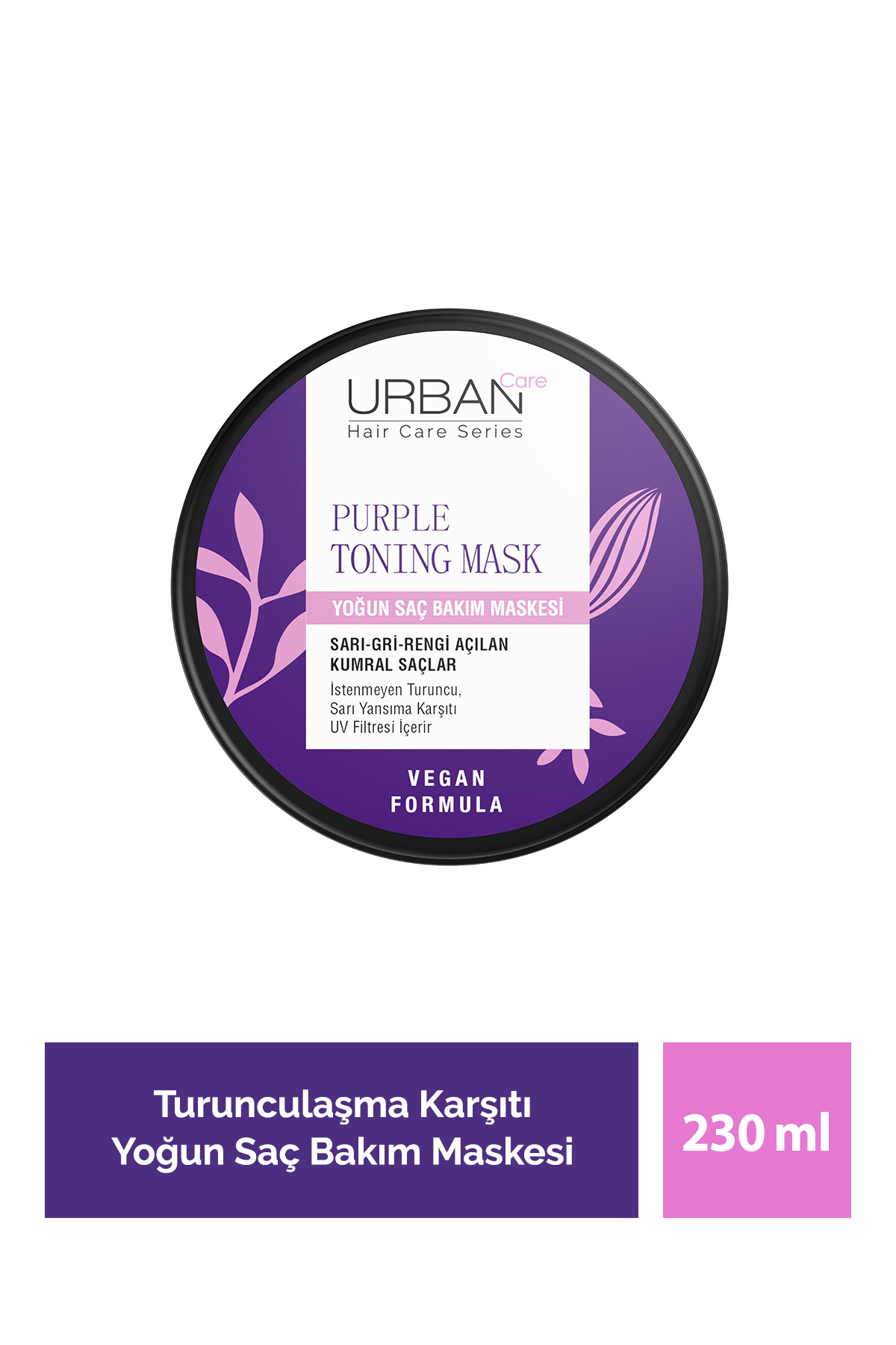 ماسک مو مردانه و زنانه مراقبت از موهای نارنجی بنفش 30ML VAN Urban Care