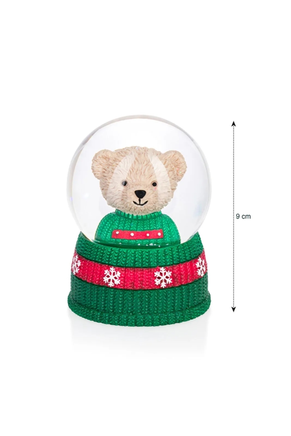 گوی برفی الگوی خرس عروسکی مخلوط LCW HOME SNOW GLOBE 9 سانتی متری از ترکیه LC Waikiki