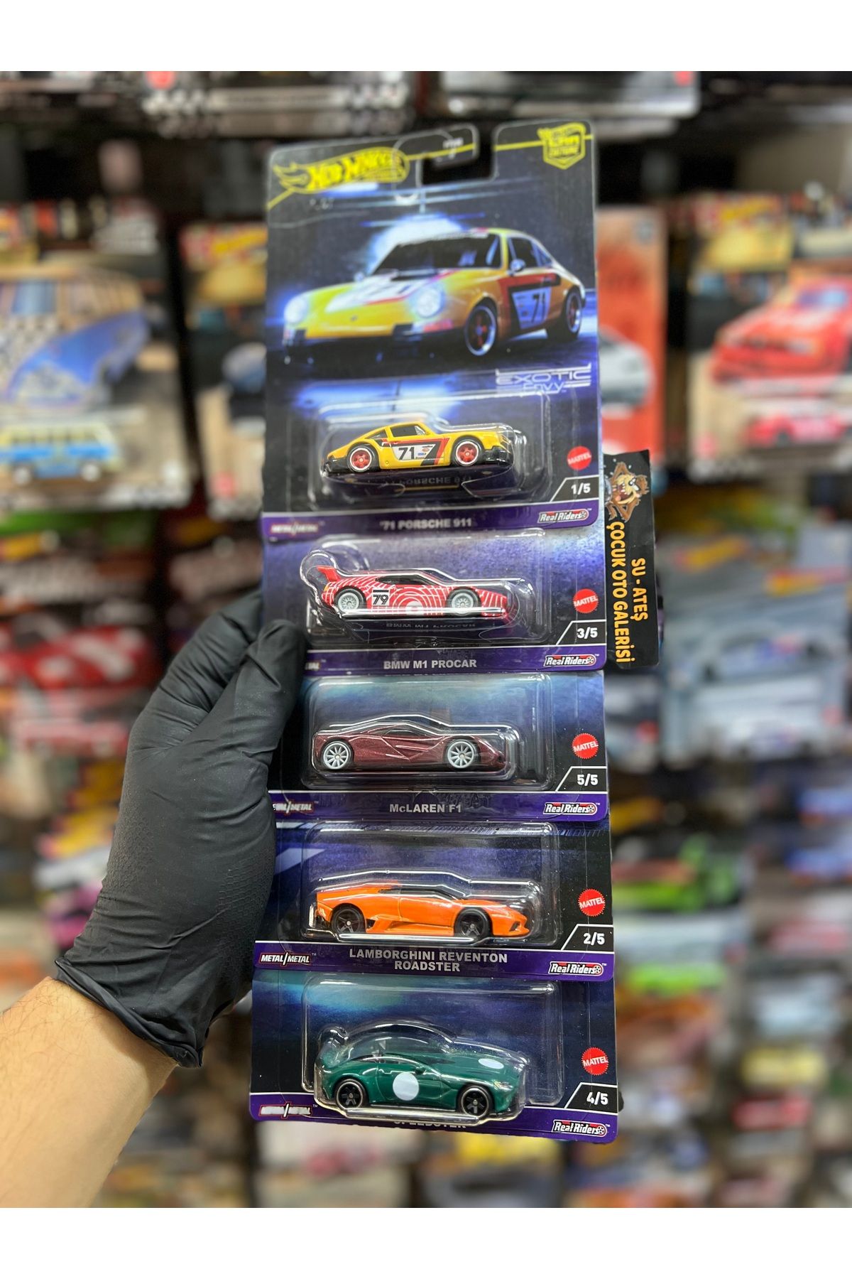 ماشین اسباب بازی فرهنگ اتومبیل EXOTIC 5 هات ویلز اورجینال HOT WHEELS