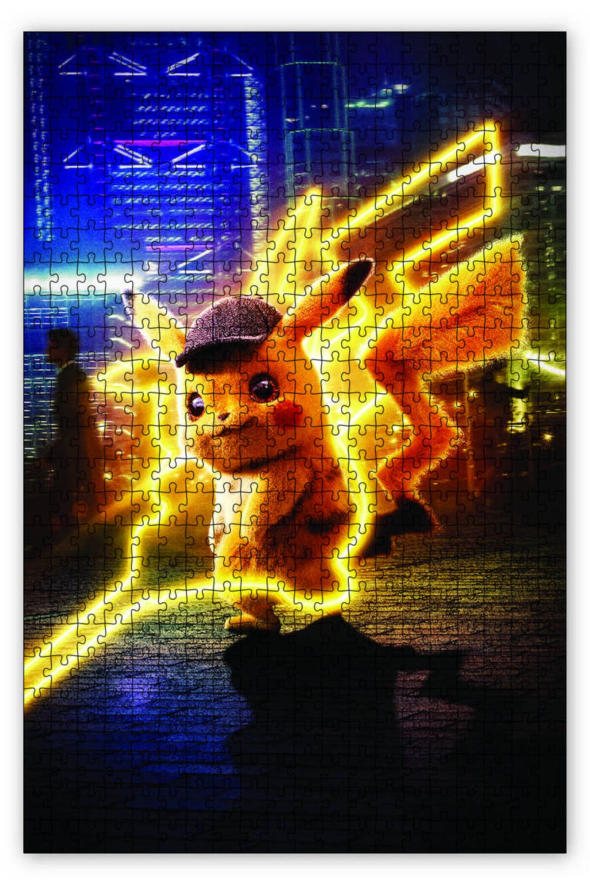 پازل POKEMON DETECTIVE PIKACHU 120 PIECE PUZZLE اره منبت کاری مویی ام دی اف چوب Cakapuzzle