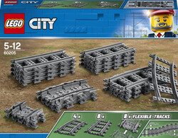 ریل‌های قطار لگو LEGO City مدل 60205، مجموعه ۲۰ قطعه‌ای