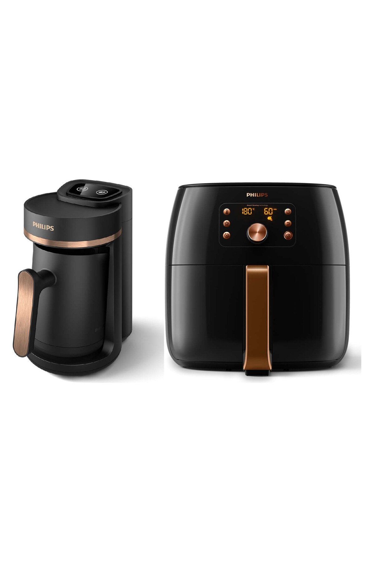 سرخ کن قهوه ترکی HD150 60 + HD9867 90 سرخ‌کن پریمیوم AIRFRYER XXL اورجینال Philips