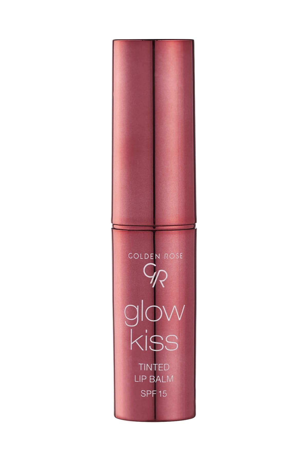 بالم لب رنگی مدل Glow Kiss رنگ صورتی شماره 04 گلدن رز Golden Rose